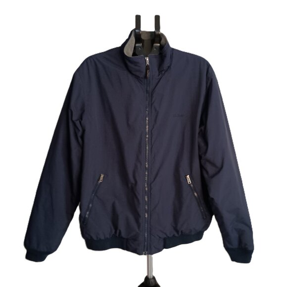 L.L. Bean Men’s WarmUp BomberJacket Fleece Lined Item 205107 Thinsulate Size XL - Picture 1 of 16